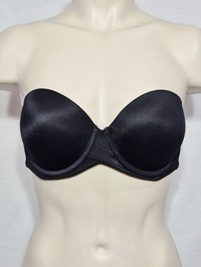 36B Maidenform SE6990 Self Expressions Stay Put Strapless Bra‎ Black NO STRAPS